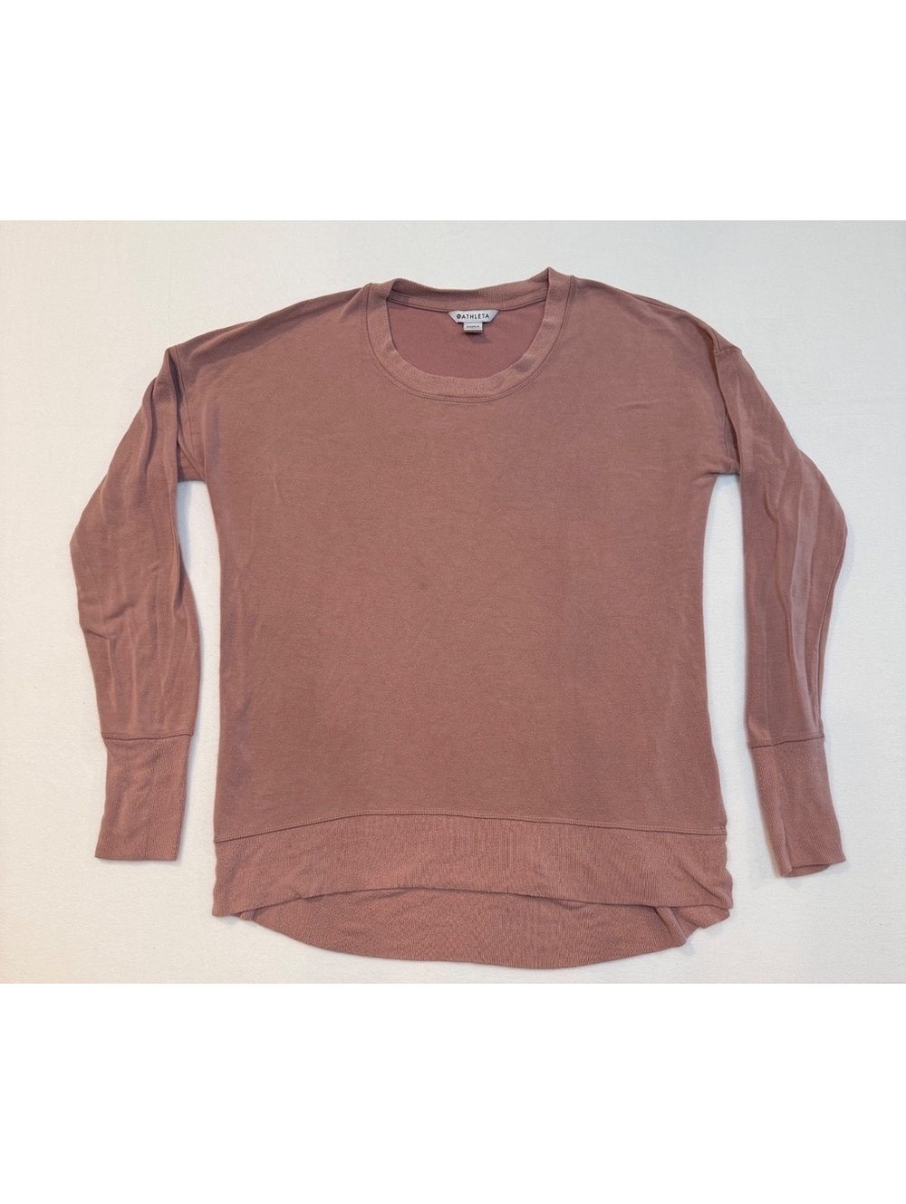Athleta Mauve Pullover Sweatshirt Medium